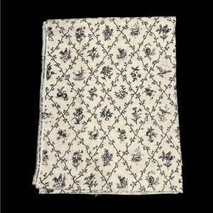 *NFS*VTG Waverly Toile Wellington GardenRoom Fabric French Country 145”x55” 4yds